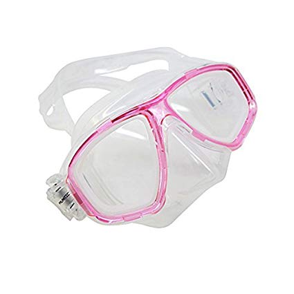 Scuba Pink Dive Mask NEARSIGHTED Prescription RX Optical Lenses