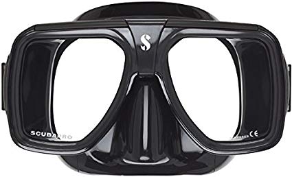ScubaPro Solara Scuba Mask - Black - Black Skirt