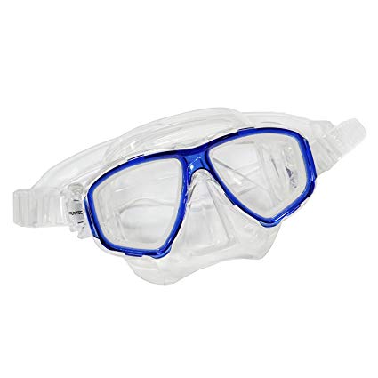 Scuba Blue Dive Mask NEARSIGHTED Prescription RX Optical Lenses