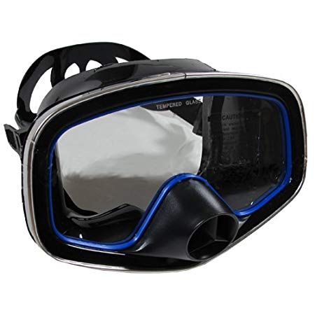 Scuba Choice Scuba Diving Classic Free Dive One-Window Silicone Purged Mask