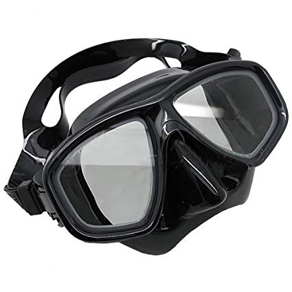 Scuba Black Dive Mask FARSIGHTED Prescription RX Optical FULL Lenses