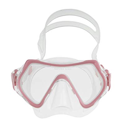 Fakeface Junior Kids Youth Diving Masks Silicone Waterproof No Leaking Anti-Fog Wide Clear Vision Swim Goggles for Girls Boys Shatterproof Swimming Glasses Safe Diving Snorkeling Mask Speedo