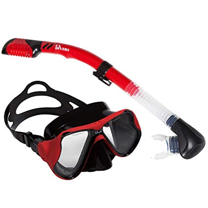 FX Divers Sea Pro Dive Mask and Dry Flex Easy Purge Snorkel