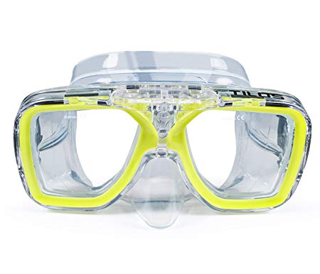 Tilos Universal+, DIY Corrective Prescription Dive Mask for Scuba and Snorkeling