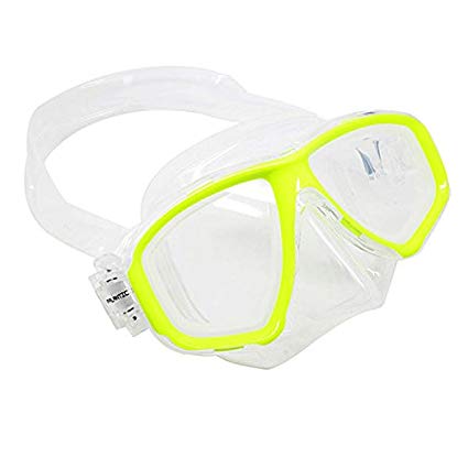 Scuba Yellow Dive Mask FARSIGHTED Prescription RX Optical FULL Lenses