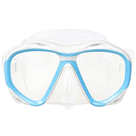 EnzoDate Optical Diving Mask Nearsighted Farsighted Snorkel Goggles, Hyperopia Myopia Corrective Bifocal Lens Scuba, Different Prescription for Each Eye