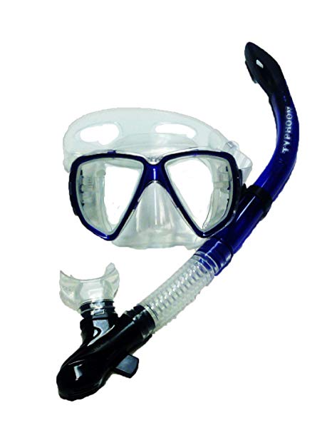 Typhoon Adult Mask/Snorkel Combo-Blue