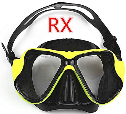 YEESAM SWIM Diving Mask Prescription Nearsighted Myopia Myopic - Scuba Dive Snorkel RX Optical Corrective Lenses Customized