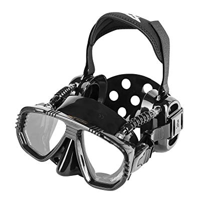 IST ProEar Scuba Diving Mask with Watertight Ear Cup Covers & RX Prescription Lenses