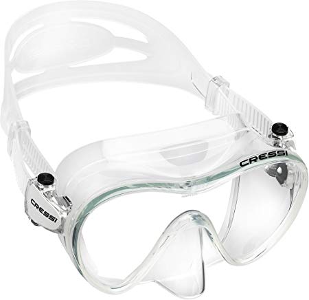 Cressi F1 MINI FRAMELESS, Kid's Scuba Diving Snorkeling Ultra Light Weight Premium Frameless Mask